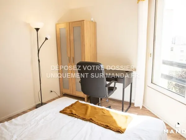 Chambre colocation - T5 - Asnières - Gennevilliers - Les Courtilles