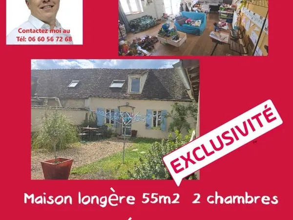 Maison 3 pièces 55 m²