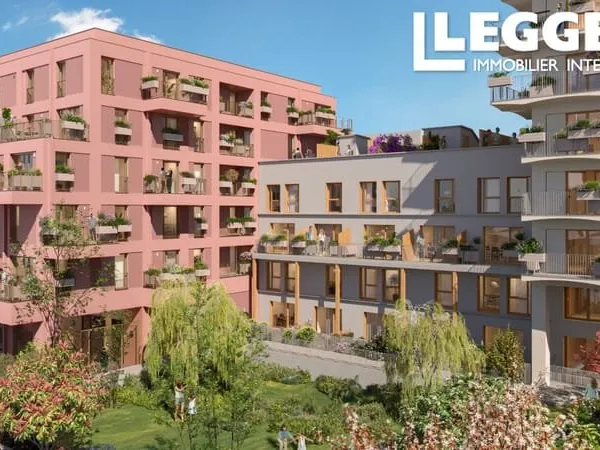 94200, Ivry-sur-Seine, duplex (T4 - 3 chambres) au 2 étage offrant 98.5m2 + 5.8m2 balcon + 1 parking