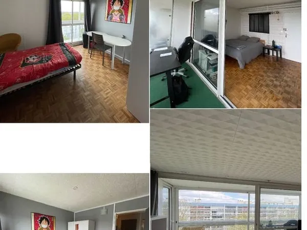 4 chambres meublées en colocation