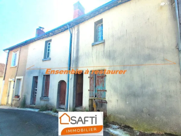 Bâtisse de 130m² de CACHET à RENOVER entièrement