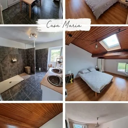 Maison de village traversante avec cour