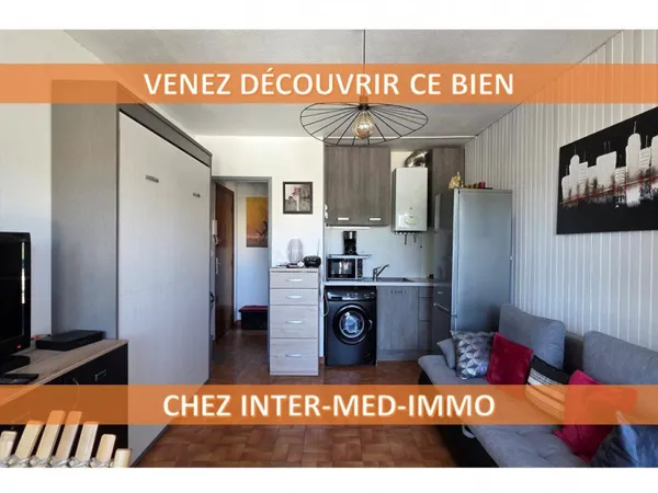Studio 1 pièce 21 m²