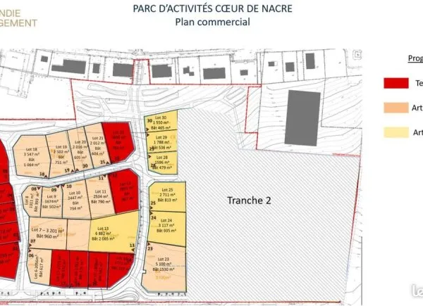 Terrain 2 609 m² Douvres La Delivrande