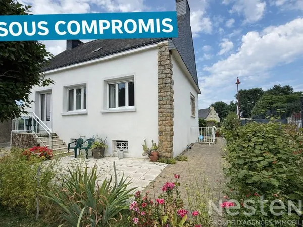 Maison bourg de Landévant - 3 pièce(s) et son grenier aménageable sur environ 1000m² de terrain