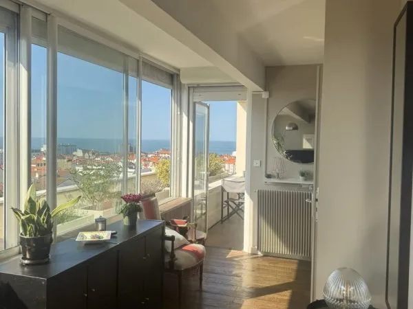 Appartement Biarritz dernier étage avec vue complète de l'oc