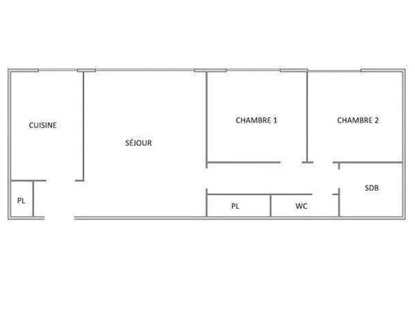 Appartement 3 pièces 65 m²
