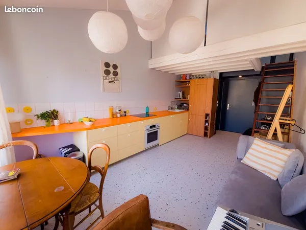 Coup de coeur sur le plateau de la Croix-Rousse : Duplex atypique avec caractère