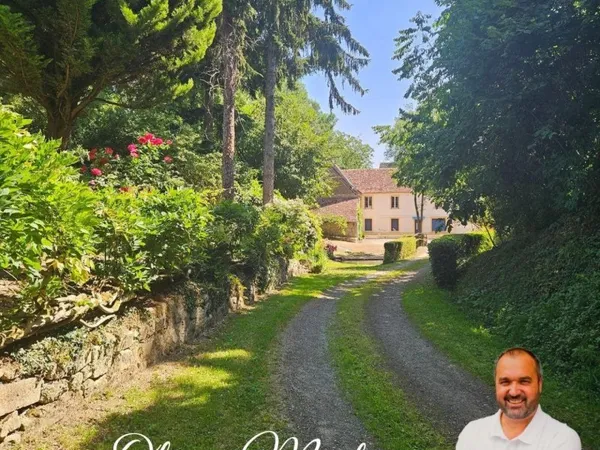 MOULIN XVIII° siècle AVEC MAISON ET DÉPENDANCES SUR 5 HECTARES - À 25 MIN DU MANS
