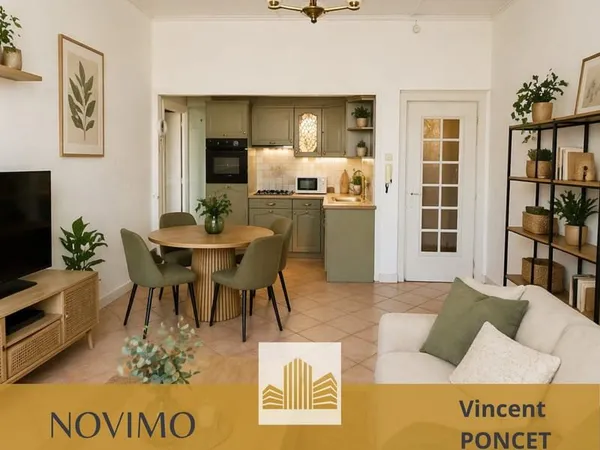 Appartement T3 de 75m² avec vue dégagée et façade payé par le propriétaire