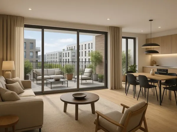 - 4P LOGGIA / 3 CH + 1 ESPACE BUREAU A ORLY