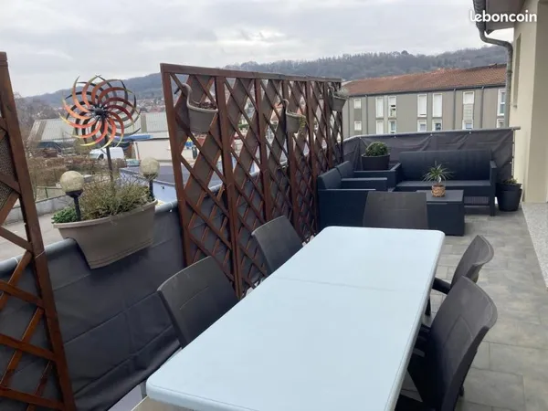 Vente appartement (112m2)+garage (16m2)+parking
