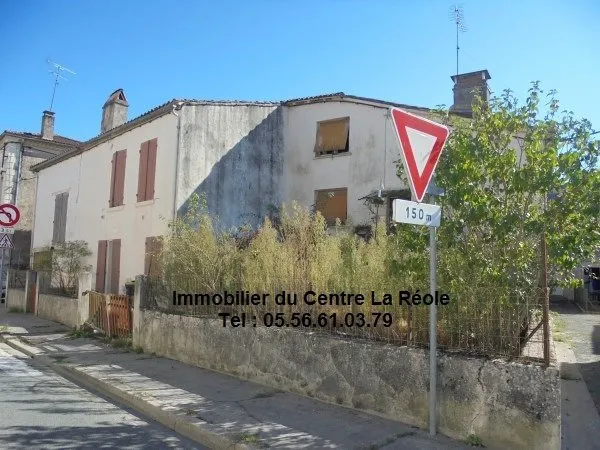 Ensemble immobilier avec 2 maisons, garage et jardin