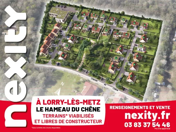 Terrain en lotissement 398 m²