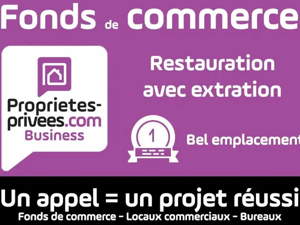 CHÂTILLON 92320 : RESTAURANT 32 COUVERTS, TERRASSE, SUR AXE PASSANT