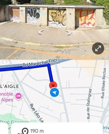 Garage 16m2 proche boulevard Foch
