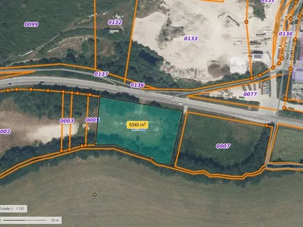 Auxerre - Terrain Constructible De 5.450M² - Axe A6 Sud - Liaison Sud