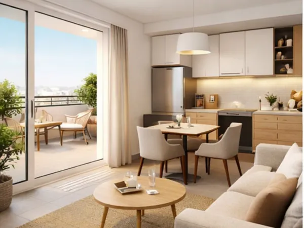 Appartement 2 pièces 38 m²