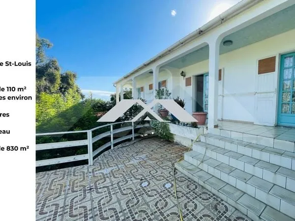 Maison 110 m² sur 830 m² de terrain La Rivière