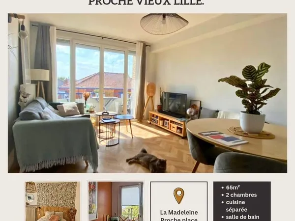 Appartement 3 pièces 65 m²