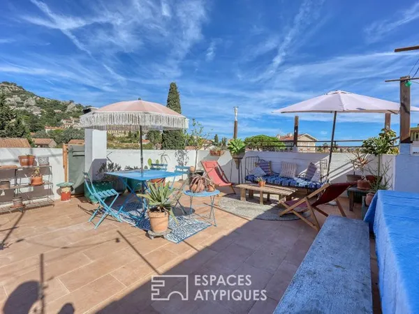 Duplex avec terrasse proche centre-ville