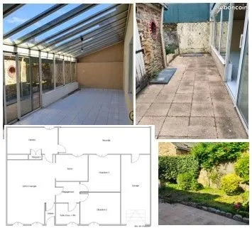 Maison de plain-pied centre-ville 80 m2