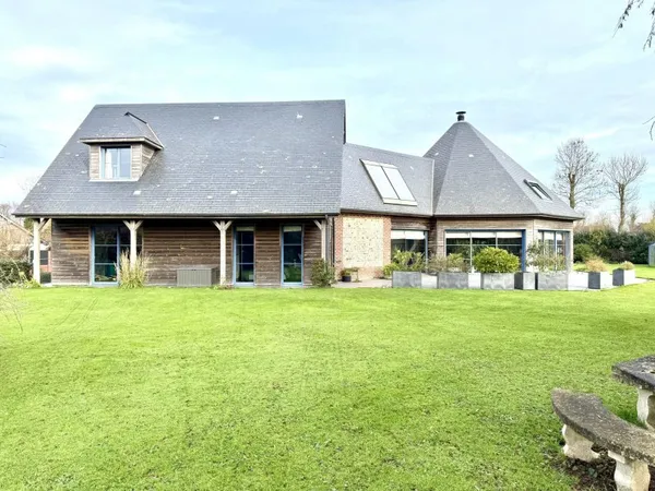Maison d'architecte sur les hauteurs de Fecamp