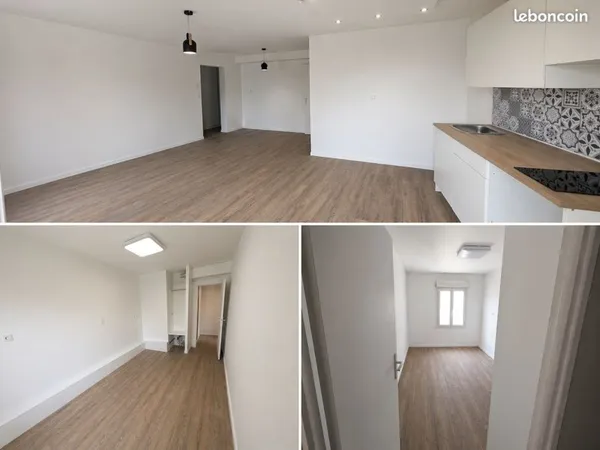 Appartement 2 pieces 55 m² avec jardin
