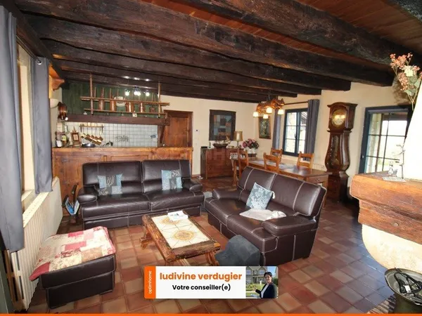 Maison à vendre à PAULHIAC 47150 Authenticité absolue, pierres apparentes, 2,7 Hectares de nature