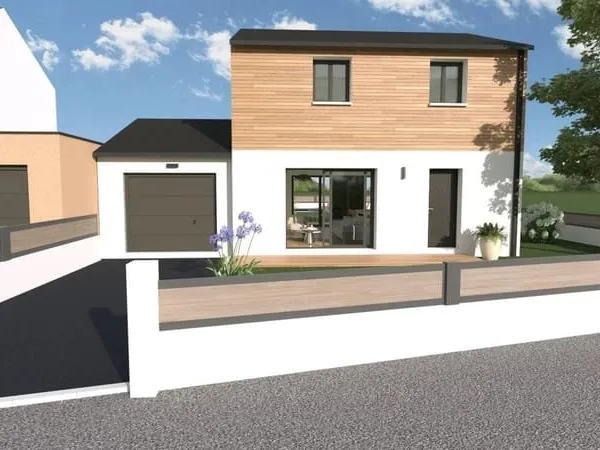 Maison moderne à Le Cellier sur un terrain de 429 m²
