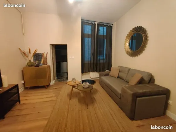 Appartement meublé 2 pièces 38m²