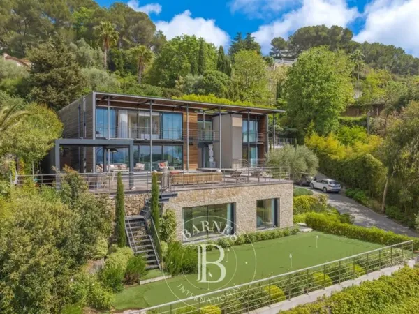 LE CANNET - VILLA CONTEMPORAINE - VUE PANORAMIQUE
