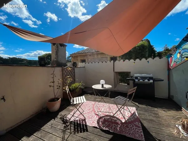 Maison meublée 60 m² à louer - Terrasse tropézienne - Bail mobilité (6 à 9 mois)