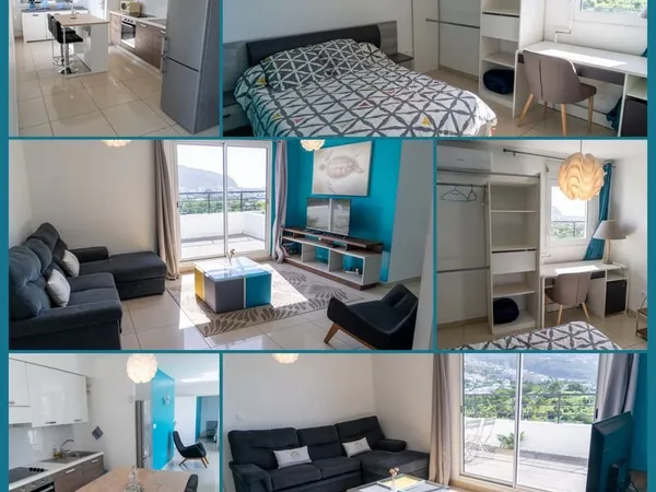 T2 61m² - 6ème étage - Vue dégagée - Sainte-Clotilde - 270 000