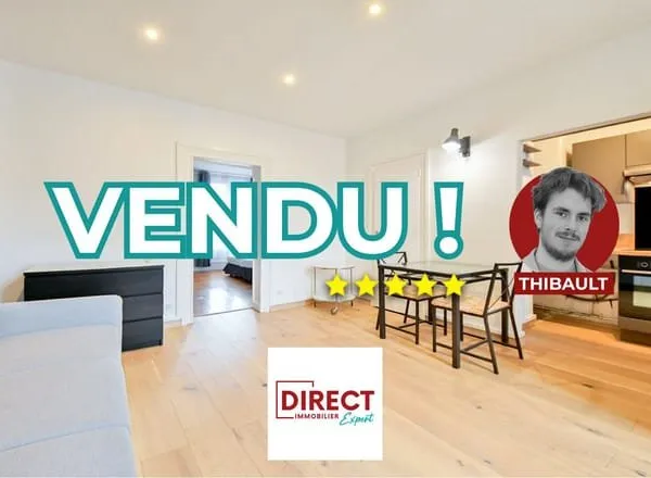 CENTRE VILLE : APPARTEMENT 2P + CAVE