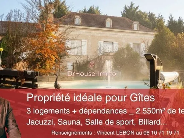 A 10 MINUTES DE CHÂTELLERAULT - PROPRIÉTÉ D'EXCEPTION AVEC UN GÎTE 3 ÉTOILES PRÊT À ACCUEILLIR VOS H