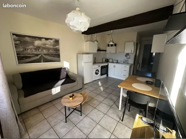 Appartement meublé 1 chambre - 5-10 min auxerre centre - St Bris le vineux