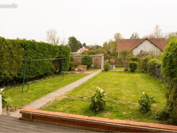 Maison mitoyenne verton garage jardin