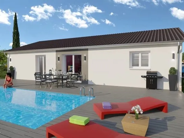 Projet de construction d'une maison 93 m² avec terrain à IGE (71)