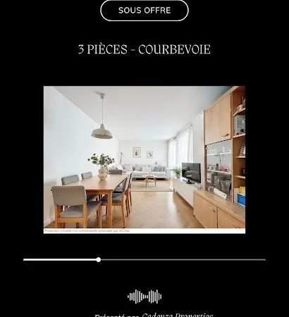 Appartement 3 pièces 61 m²