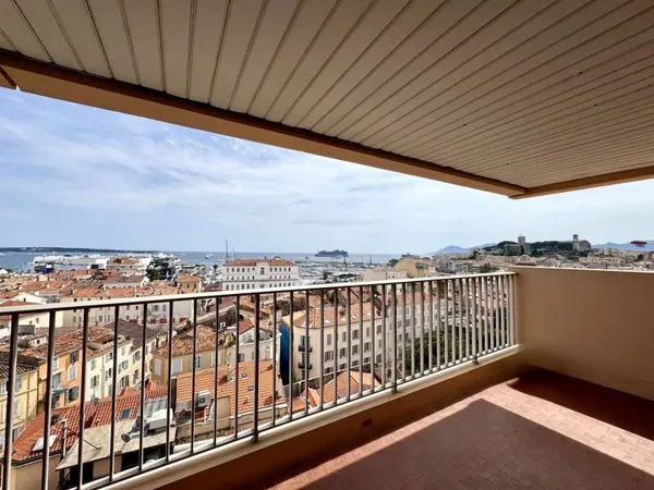 CANNES - BANANE - TERRASSE - VUE MER PANORAMIQUE