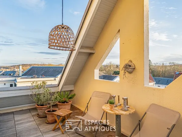 Triplex d'exception avec terrasse en dernier étage