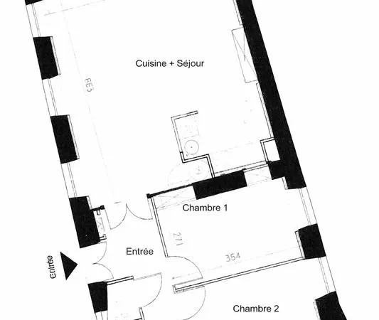 T3 rénové Cahors Hyper Centre