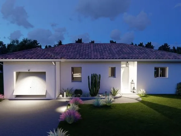 Maison 95m2 trois chambres avec garage à Saint Cricq Villeneuve