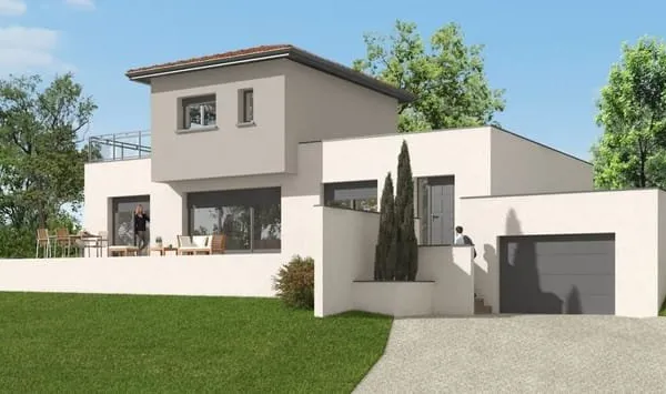Projet de construction d'une maison 128 m² avec terrain à FINHAN (82) au prix de 346438€.