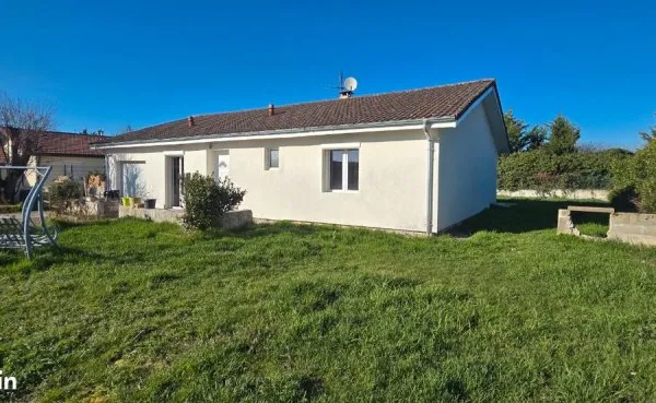 Maison plain-pied rénovée 107 m² - 3 chambres - terrain 677 m² - secteur Chavagneux