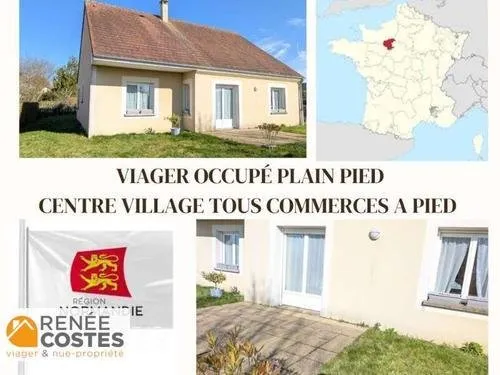 Vente en nue propriété - F88 ans - MORTAGNE AU PERCHE (61400)