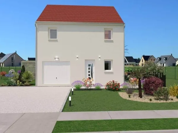 TERRAIN + MAISON ETAGE 3 CHAMBRES + GARAGE à Baule