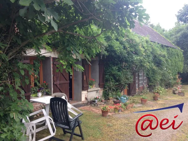 Longère plain-pied de 98m² sur 4213m² de terrain avec étang
