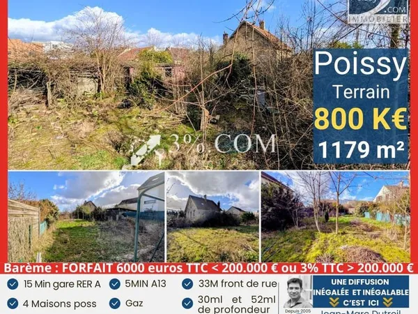 Maison à rénover + terrain pour 3 autres maisons possible